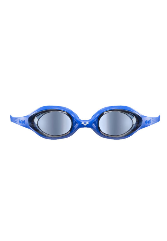 中童反光鏡面泳鏡 - SPIDER(藍) 6-12歲